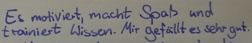 Das sagen Schüler über Plickers