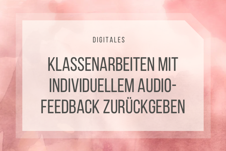 Audio-Feedback