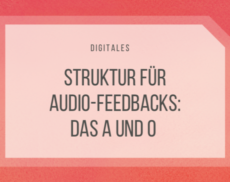 Struktur für Audio-Feedback