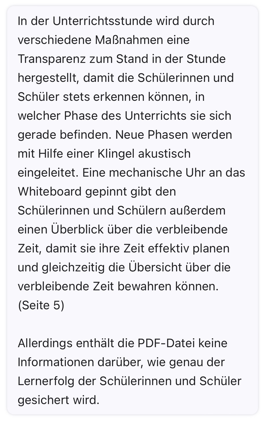 ChatPDF Beispiel