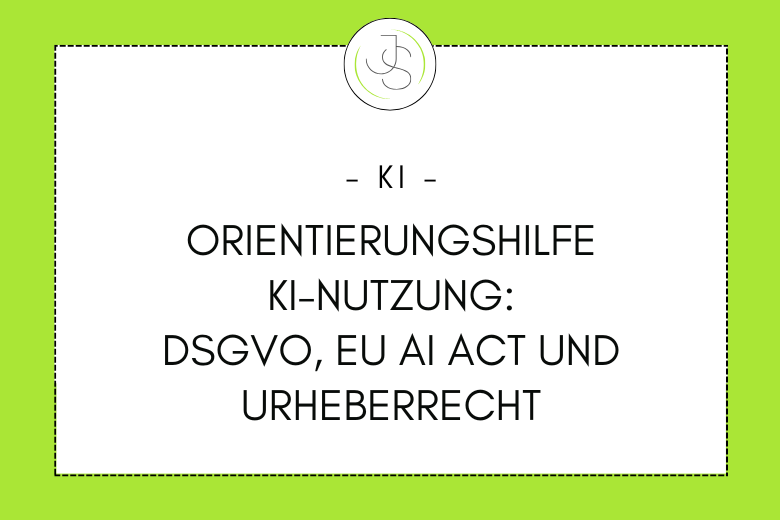 Was darf ich mit KI machen? Orientierungshilfe